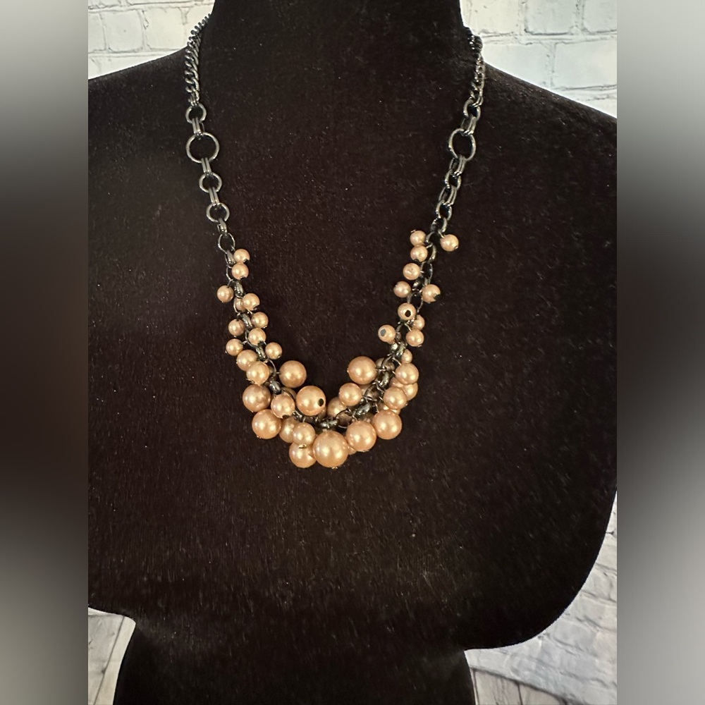 Simply Ver Vera Wang Rose Beaded Necklace